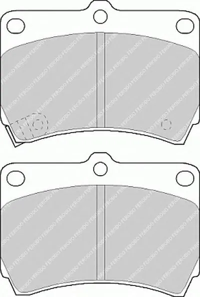 Комплект тормозных колодок, дисковый тормоз PREMIER FERODO купить