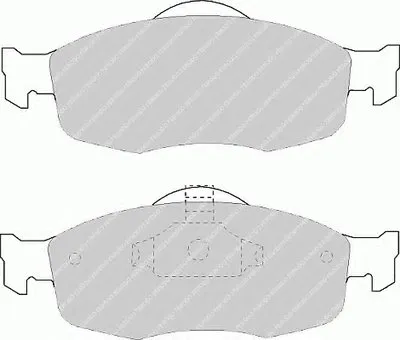 Комплект тормозных колодок, дисковый тормоз PREMIER FERODO купить