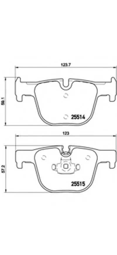 Комплект тормозных колодок, дисковый тормоз