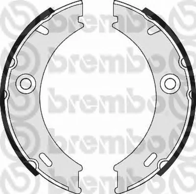Комплект тормозных колодок, стояночная тормозная система BREMBO купить