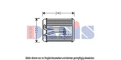 Теплообменник, отопление салона AKS DASIS купить
