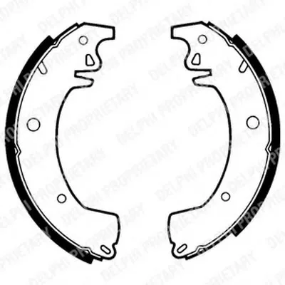 Комплект тормозных колодок DELPHI купить