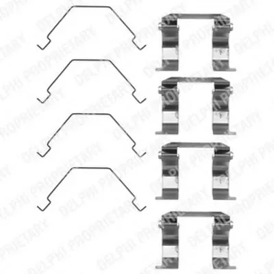 Комплектующие, колодки дискового тормоза DELPHI купить