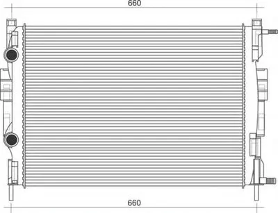 Радиатор, охлаждение двигателя MAGNETI MARELLI купить