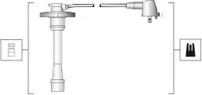 Комплект проводов зажигания MAGNETI MARELLI купить