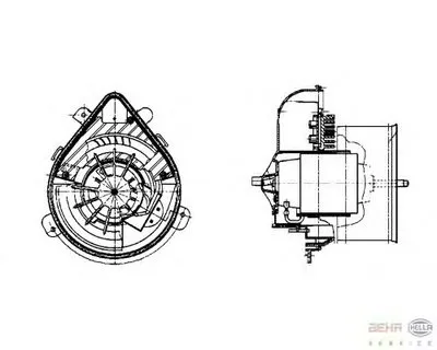 Вентиляция салона BEHR HELLA SERVICE купить