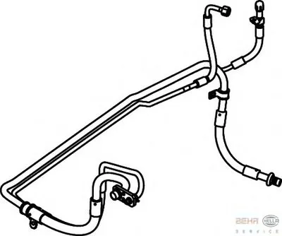 Трубопровод высокого давления, кондиционер BEHR HELLA SERVICE купить