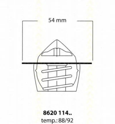 Термостат, охлаждающая жидкость TRISCAN купить