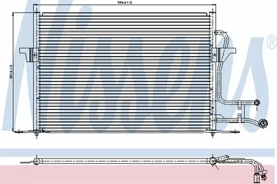 Конденсатор, кондиционер NISSENS купить