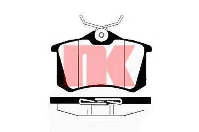 Комплект тормозных колодок, дисковый тормоз NK купить