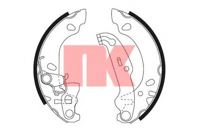 Комплект тормозных колодок NK купить