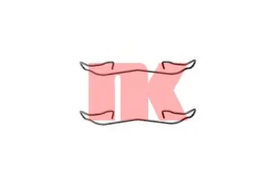 Комплектующие, колодки дискового тормоза NK купить