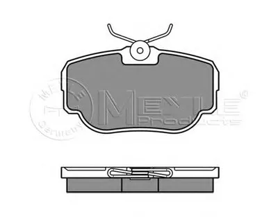 Комплект тормозных колодок, дисковый тормоз MEYLE купить