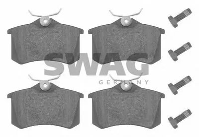 Комплект тормозных колодок, дисковый тормоз SWAG купить