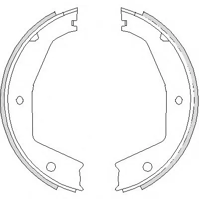 Комплект тормозных колодок, стояночная тормозная система ROADHOUSE купить