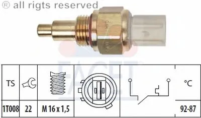 Термовыключатель, вентилятор радиатора FACET купить