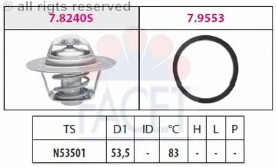 Термостат, охлаждающая жидкость FACET купить