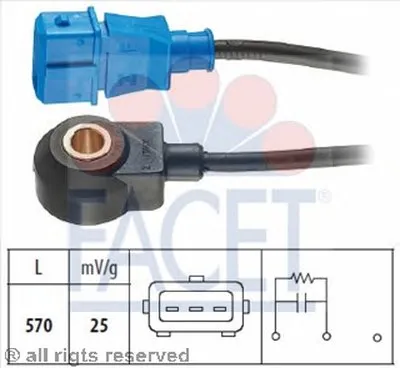 Датчик детонации FACET купить