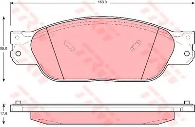 Комплект тормозных колодок, дисковый тормоз COTEC TRW купить