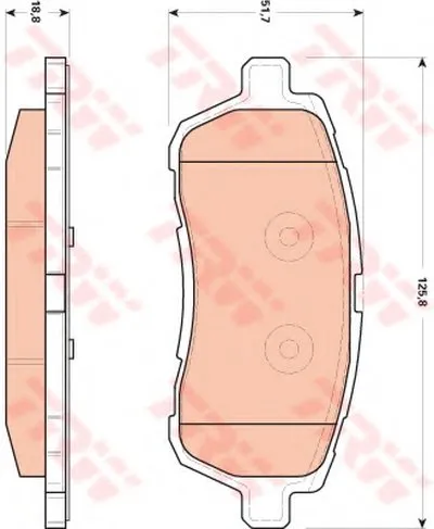Комплект тормозных колодок, дисковый тормоз COTEC TRW купить