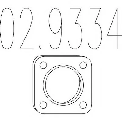 Прокладка, труба выхлопного газа MTS купить