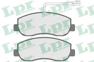 Комплект тормозных колодок, дисковый тормоз LPR купить