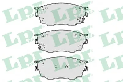 Комплект тормозных колодок, дисковый тормоз LPR купить