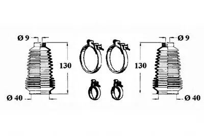 Комплект пылника, рулевое управление OCAP купить