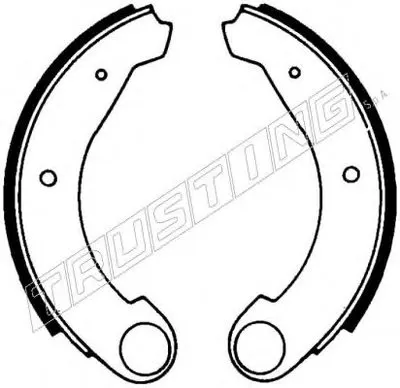 Комплект тормозных колодок TRUSTING купить