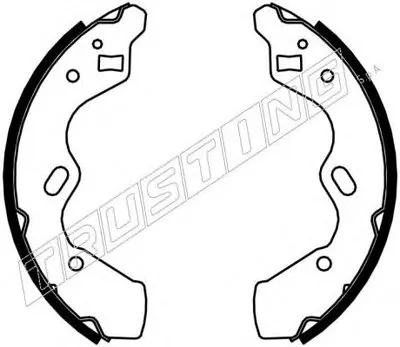 Комплект тормозных колодок TRUSTING купить