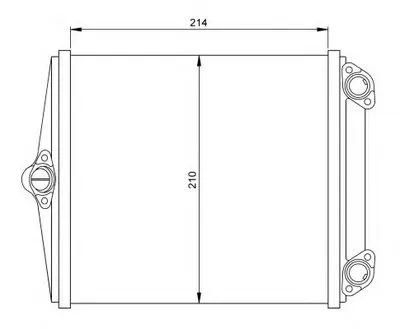 Теплообменник, отопление салона NRF купить