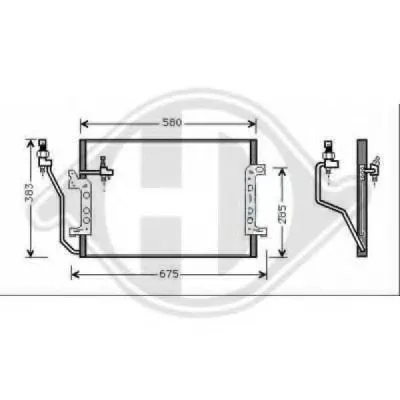 Конденсатор, кондиционер DIEDERICHS купить