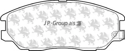 Комплект тормозных колодок, дисковый тормоз QH JP GROUP купить