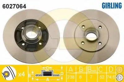 Тормозной диск GIRLING купить