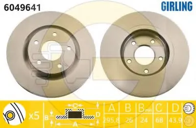 Тормозной диск GIRLING купить