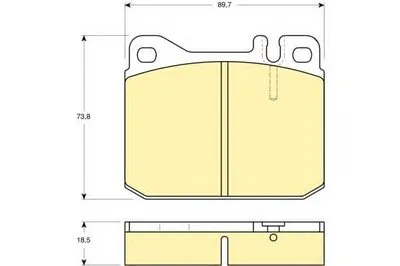 Комплект тормозных колодок, дисковый тормоз GIRLING купить