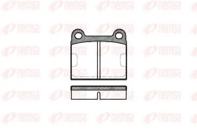 Комплект тормозных колодок, дисковый тормоз KAWE купить