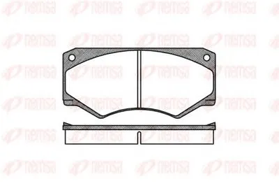 Комплект тормозных колодок, дисковый тормоз KAWE купить