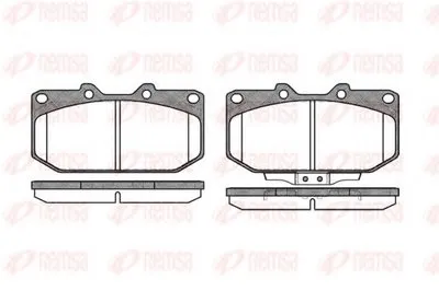 Комплект тормозных колодок, дисковый тормоз KAWE купить
