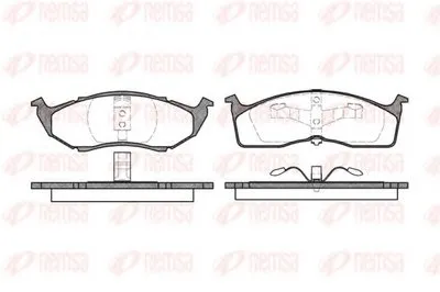 Комплект тормозных колодок, дисковый тормоз KAWE купить