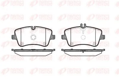 Комплект тормозных колодок, дисковый тормоз KAWE купить