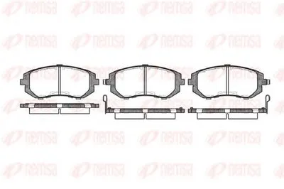 Комплект тормозных колодок, дисковый тормоз KAWE купить
