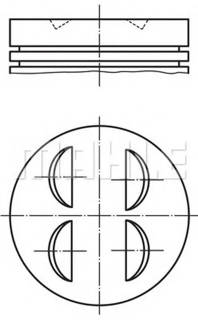 Поршень MAHLE ORIGINAL купить