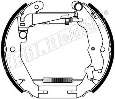 Комплект тормозных колодок FAST KIT fri.tech. купить