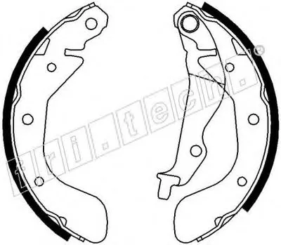 Комплект тормозных колодок REPARATION KIT fri.tech. купить