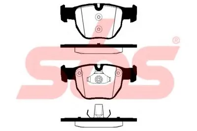 Комплект тормозных колодок, дисковый тормоз sbs купить