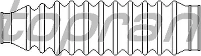 Пыльник, рулевое управление TOPRAN купить