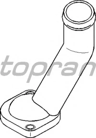 Фланец охлаждающей жидкости TOPRAN купить