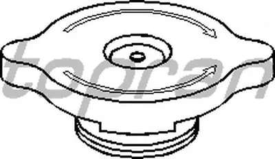 Крышка, резервуар охлаждающей жидкости TOPRAN купить