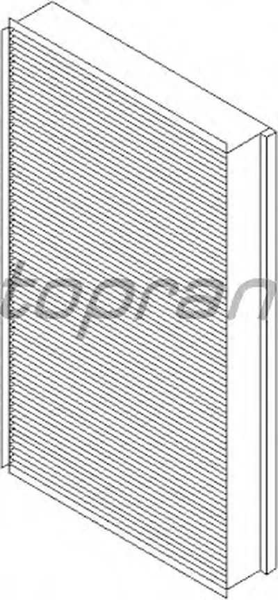 Фильтр, воздух во внутренном пространстве TOPRAN купить